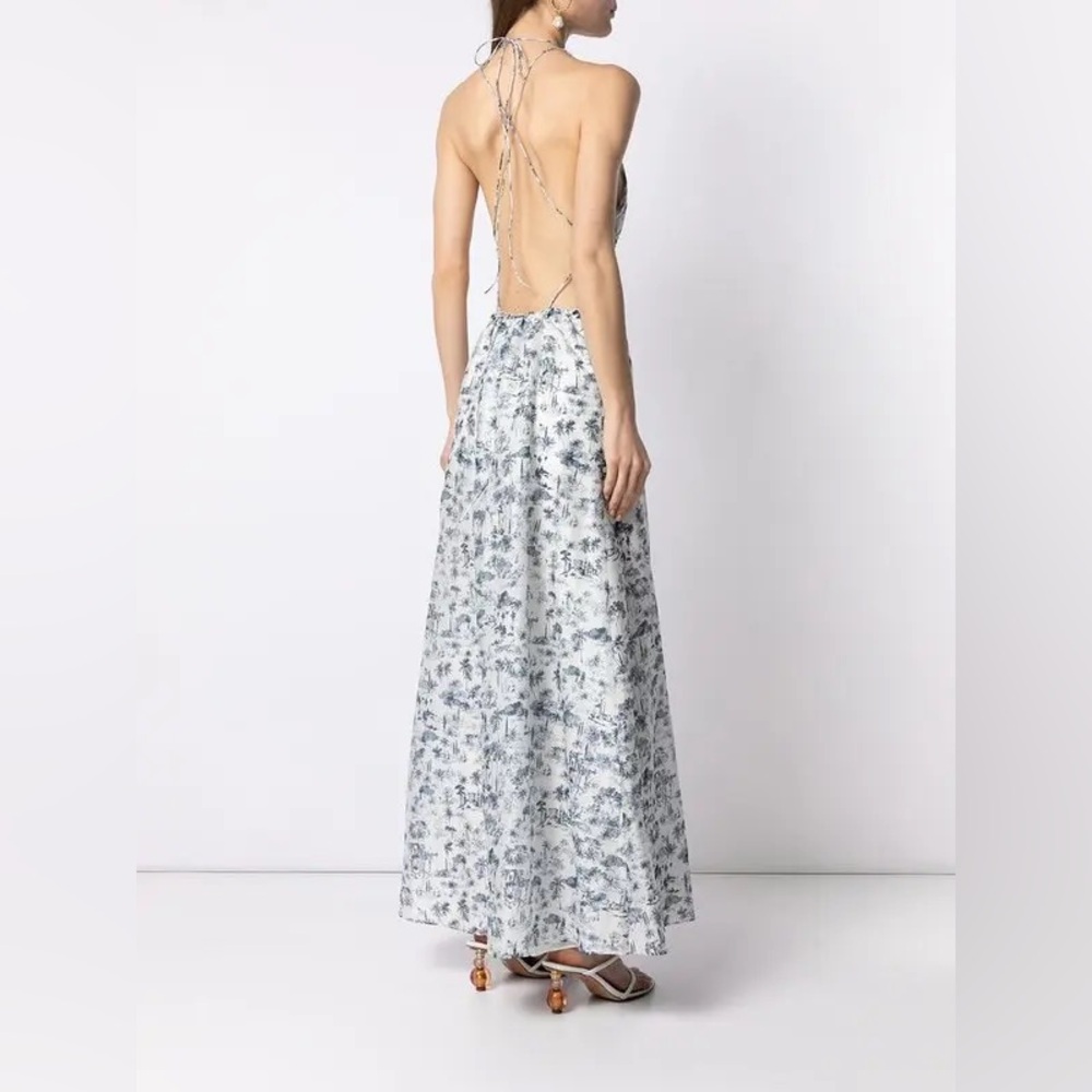 SIR the label Blue and White Maxi Dress - Picture 4 of 14